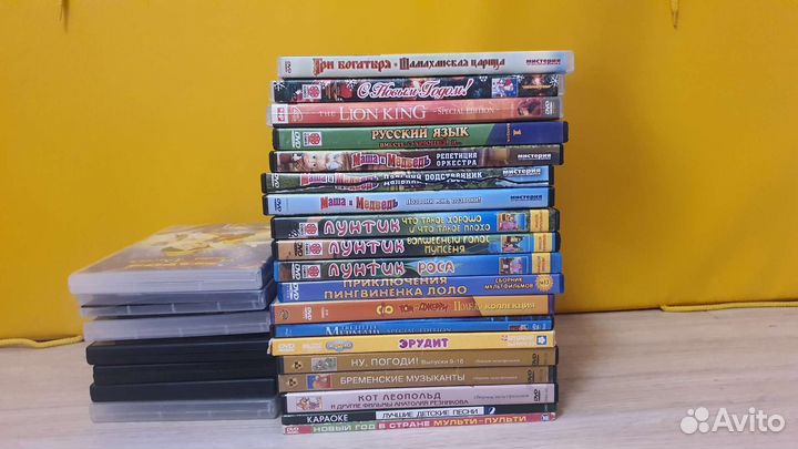 Dvd диски мультфильмы