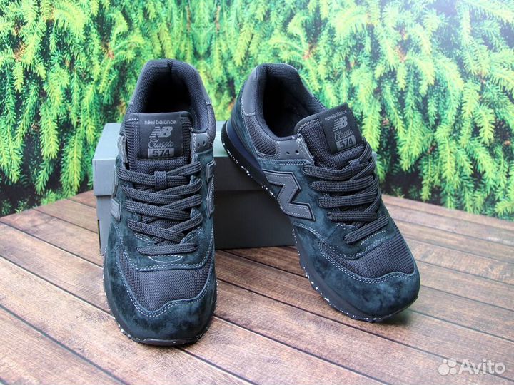 Кроссовки New balance 574 Чорний