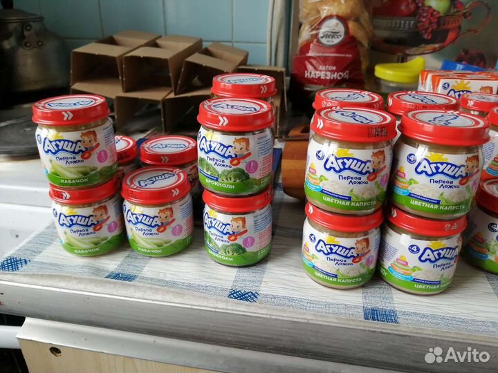 Агуша в банках (4 коробки)