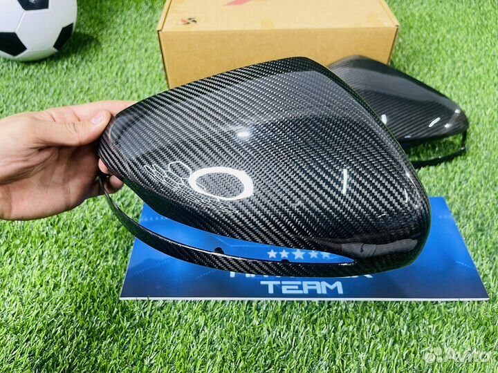 Накладки зеркал Mercedes W464 сухой карбон