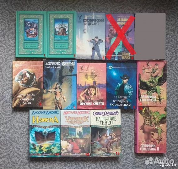 Книги фантастика, фэнтези. Авторы на «В» «Г» и «Д»