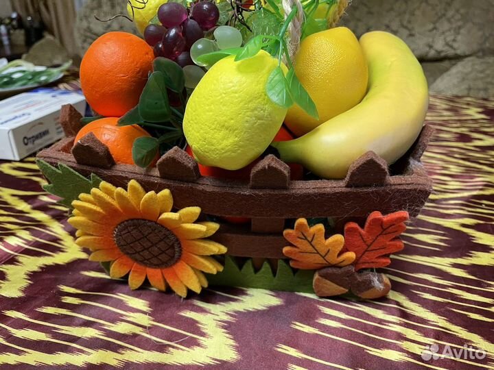Фрукты и овощи искусственные