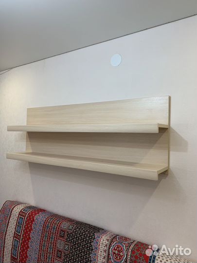 Полка настенная и тумба мебель lazurit