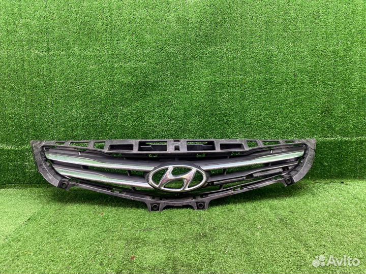 Решетка радиатора Hyundai Solaris рестайлинг 5586