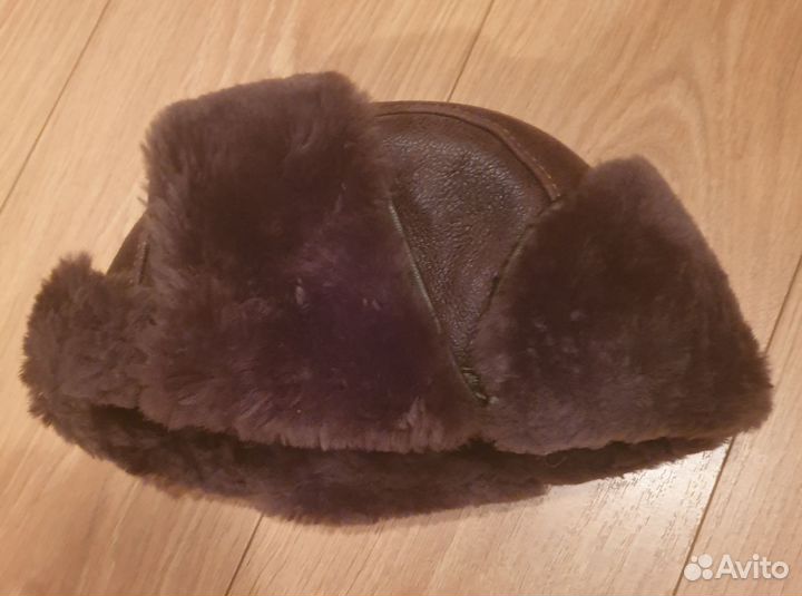 Мужская шапка из овчины