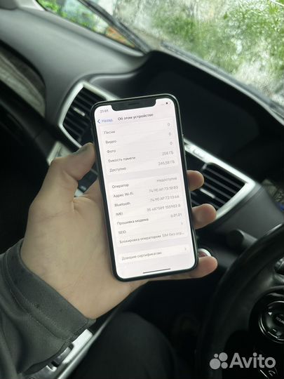 iPhone X, 256 ГБ