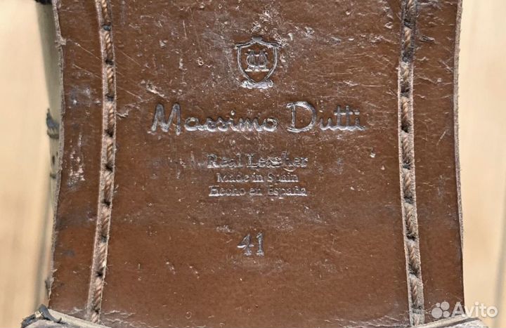 Ботинки челси massimo dutti 41