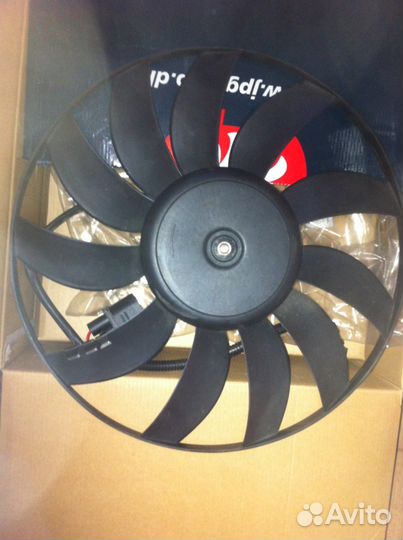 Вентилятор системы охлаждения на VW Golf 6