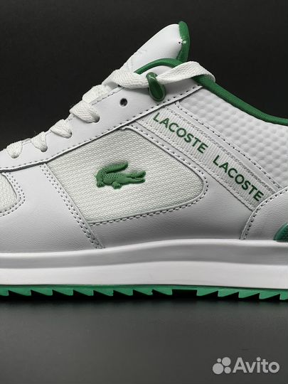 Кроссовки Lacoste Partner White/Green зеленые