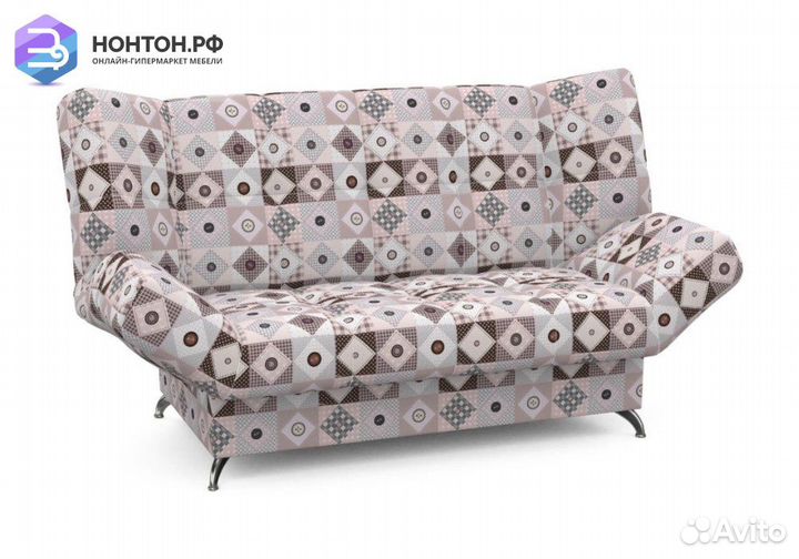Диван клик-кляк Палермо с принтом ромбы