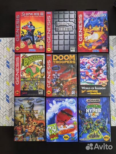 Картриджи на sega