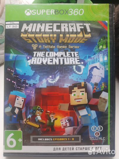 Диск minecraft xbox 360