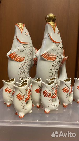 Сервиз рыбки СССР