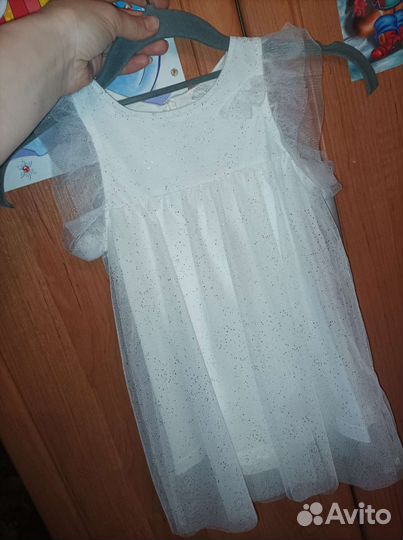 Платье белое 92 рост
