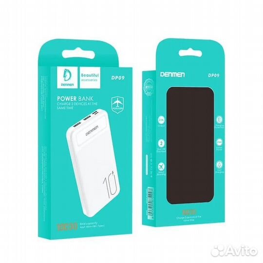 Power bank denmen DP09 10000 mAh Black