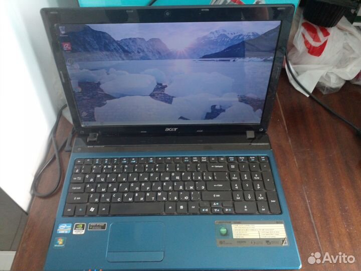 Продам ноутбук Acer aspire 5750G-2454G50Mnbb