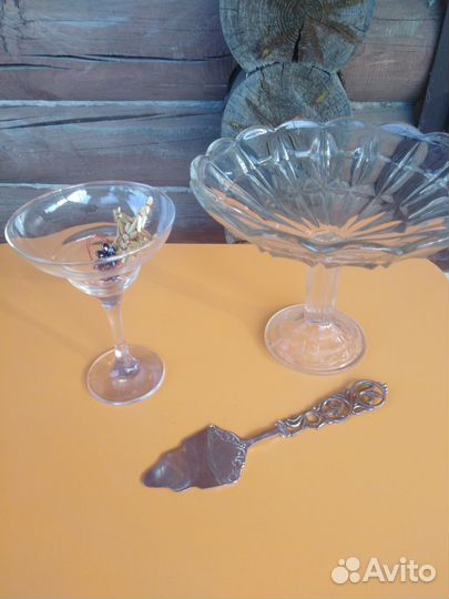 Ваза для фруктов на ножке СССР