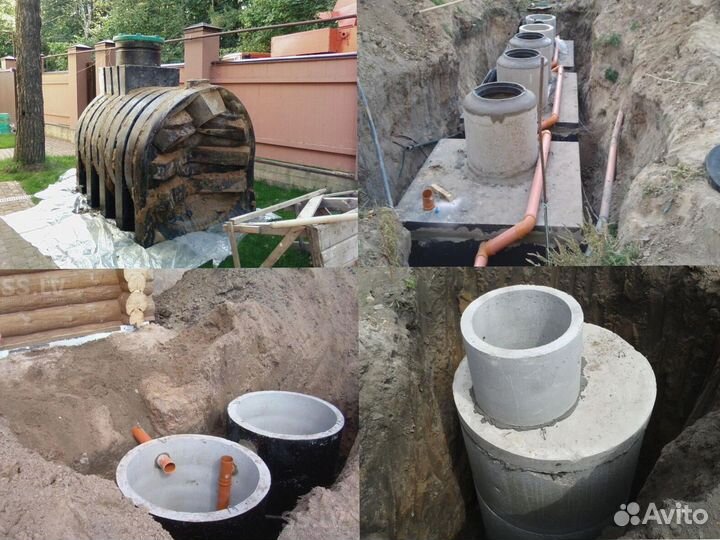 Септик под ключ из жби колец