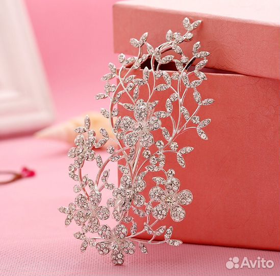 Диадема веточка для волос заколка