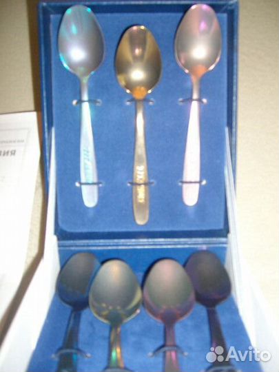 Титановые чайные ложки 7 шт. - Россия