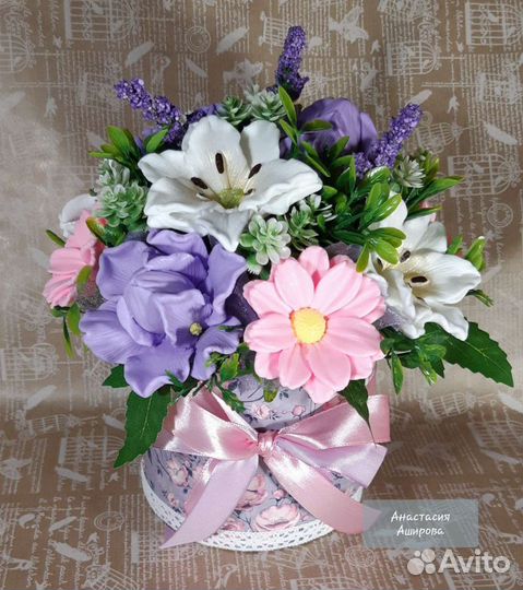 Букет из мыла