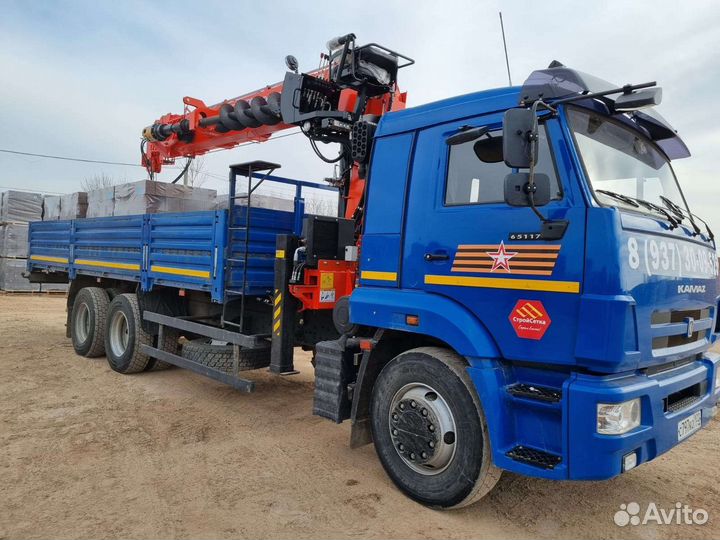 КамАЗ 65117 с КМУ, 2021