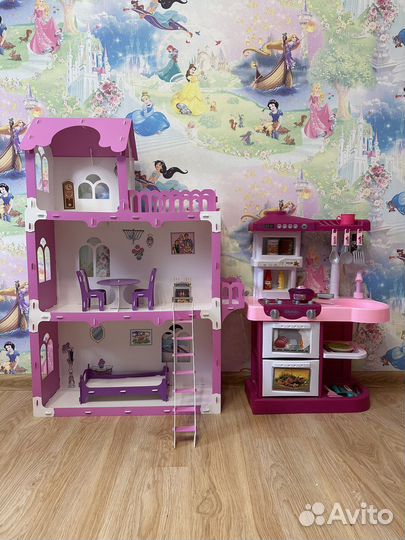 Домик кукольный и детская кухня