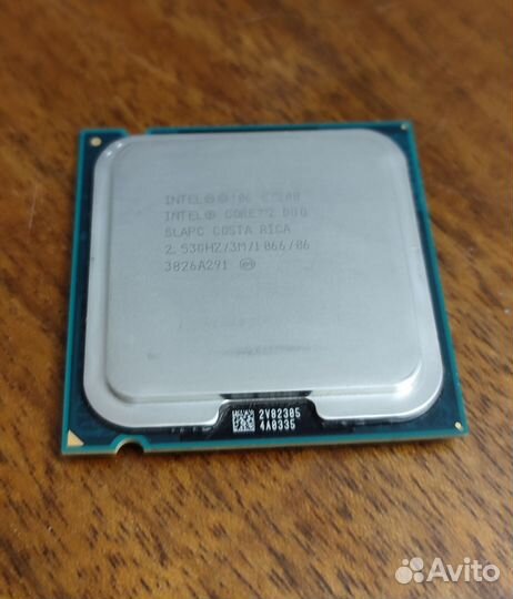 Процессор intel core 2 duo E7200