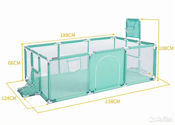 Детский игровой манеж, сухой бассейн
