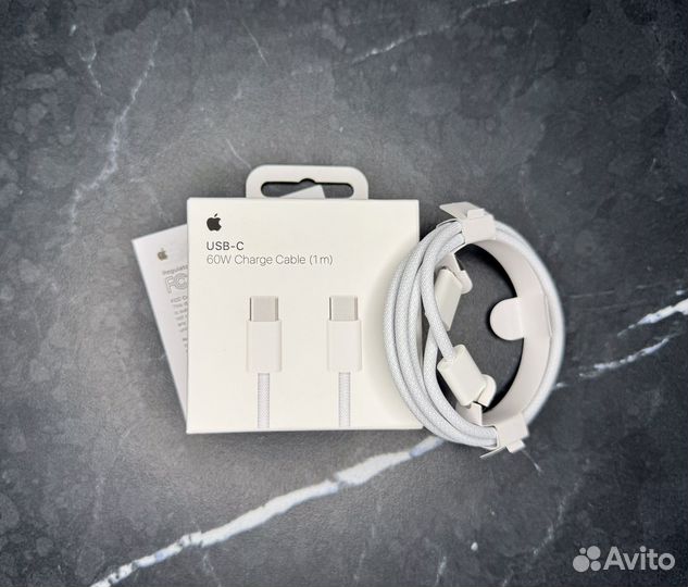 Кабель Apple USB-C 60W Tape-C + доставка