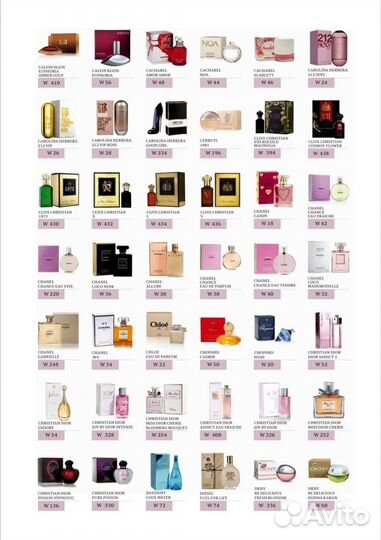 Духи номерные по мотивам элитных брендов shaik