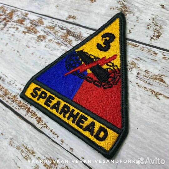 Нашивка 3rd Armored Division Spearhead, США