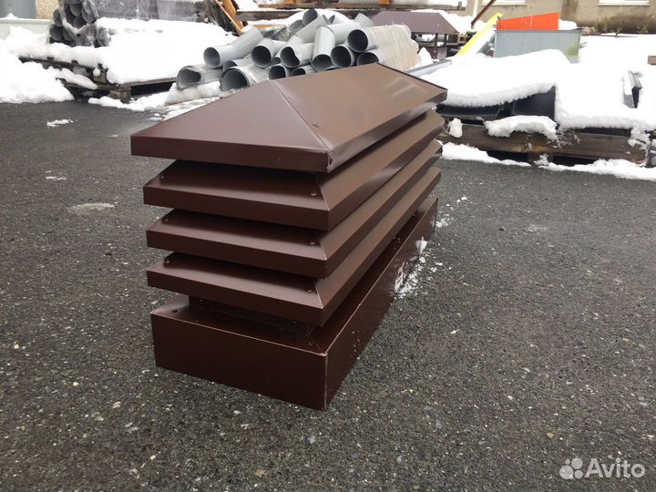 Дымник, зонты, Колпаки, флюгарки на трубу