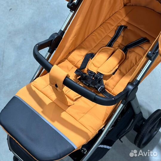 Прогулочная коляска всесезонная, v88, bravo, оранж