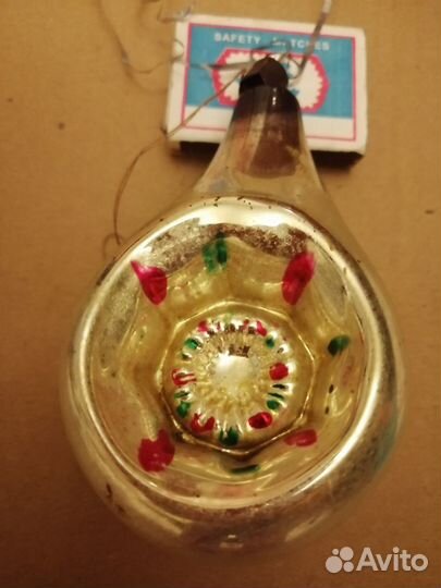 Советские елочные игрушки СССР Фонарики 2 шт