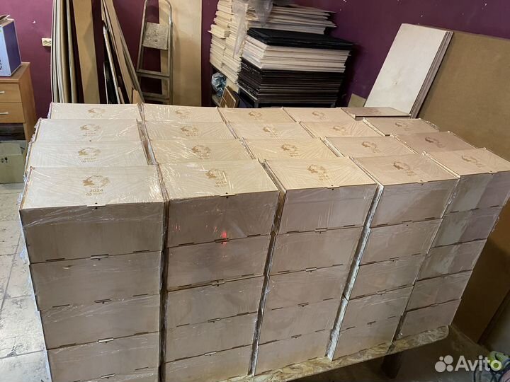 Подарочные коробки из фанеры оптом