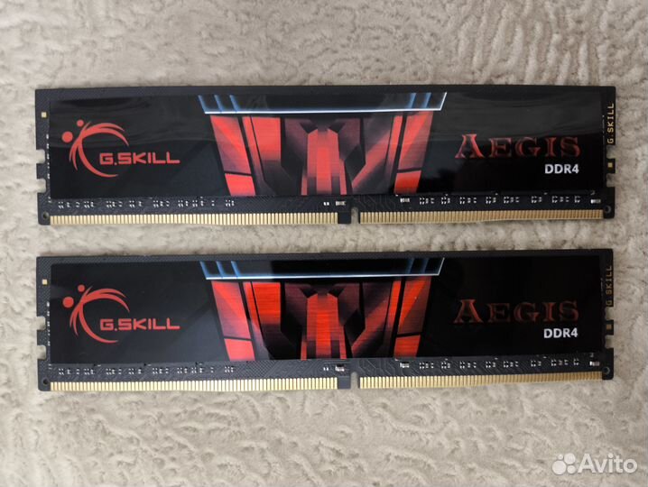 Память DDR4 G.Skill aegis 16Gb(8x2) 3200mнz чек дн