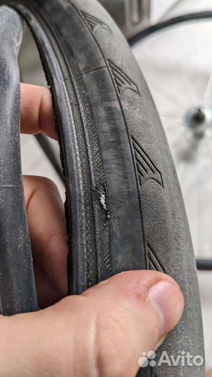 Покрышка continental ultra sport 700x25, дефект