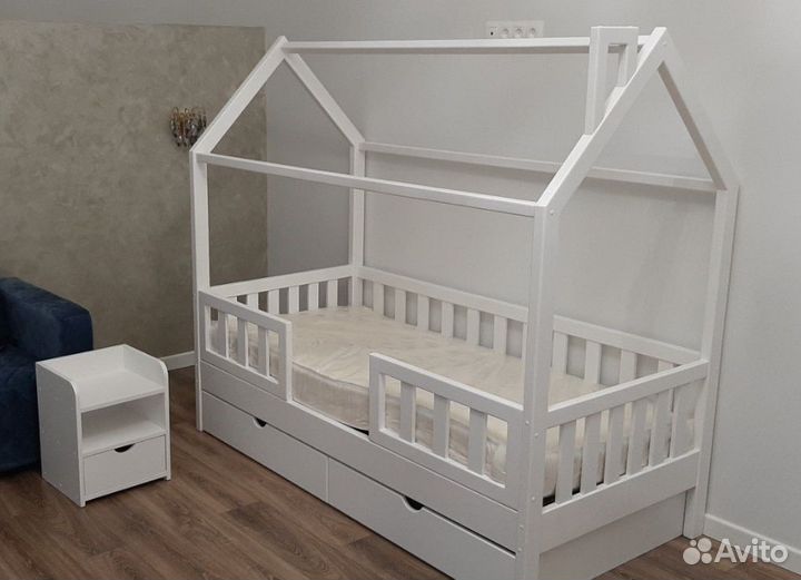 Новая детская кровать-домик Фея 70*160