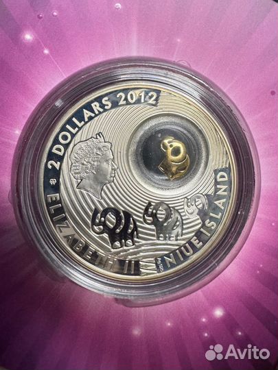 Ниуэ 2 доллара 2012 