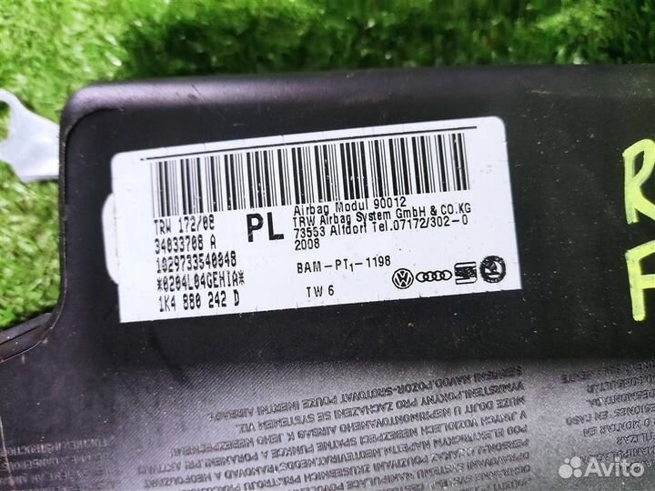 Подушка безопасности в сиденье правая volkswagen