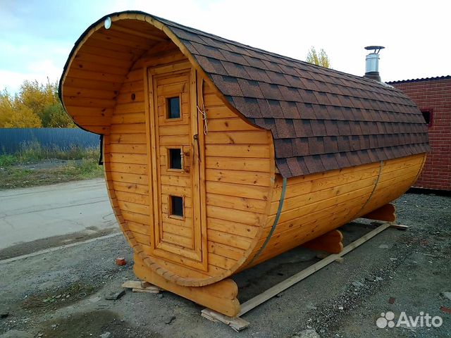 Купить баню в кемерово недорого с фото Баня Бочка купить в Москве Товары для дома и дачи Авито
