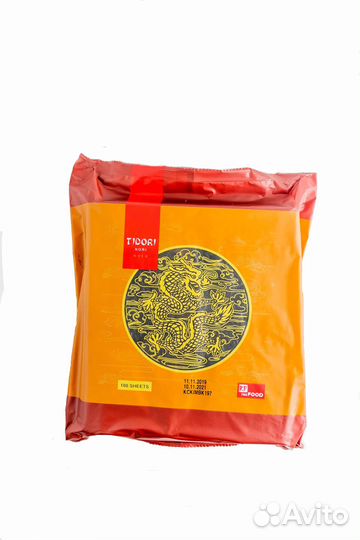 Водоросли Нори Тидори 100 л. 40шт/кор