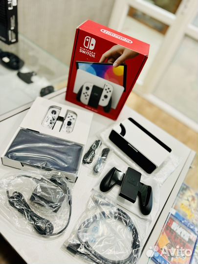 Nintendo switch oled с играми