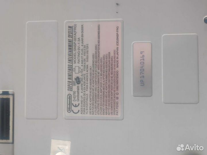 Игровая приставка super nintendo