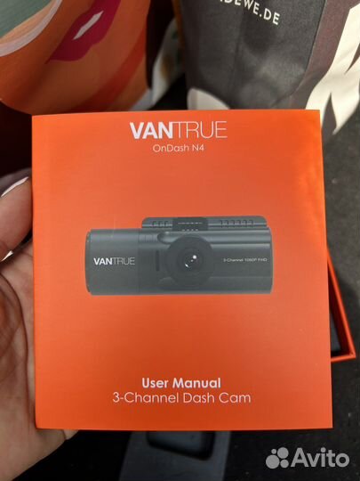 Vantrue N4 On Dash видеокамера доя авто