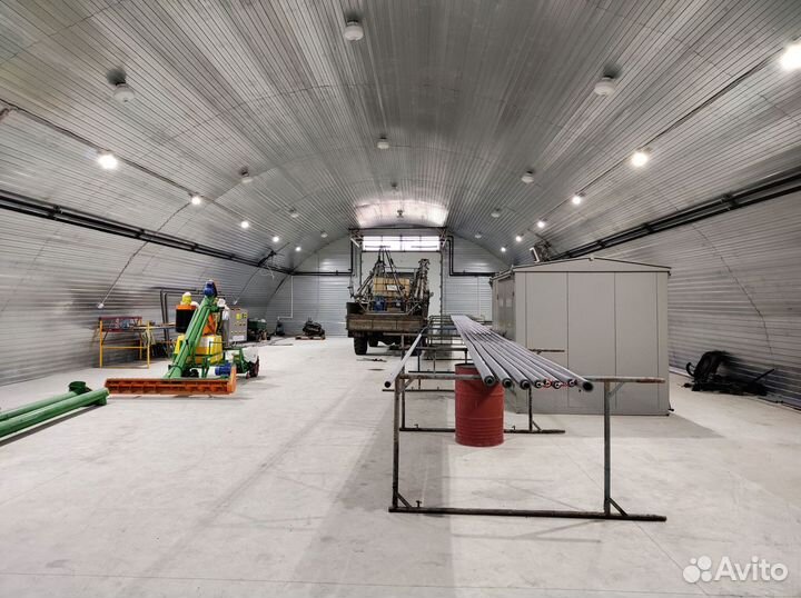 Быстровозводимые здания, ангары, овощехранилище