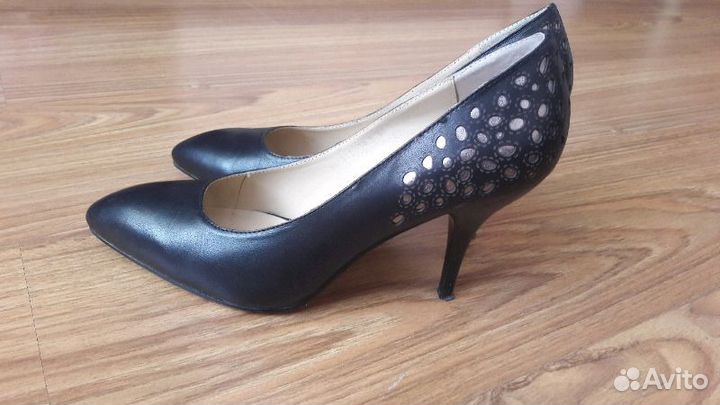 Туфли кожаные