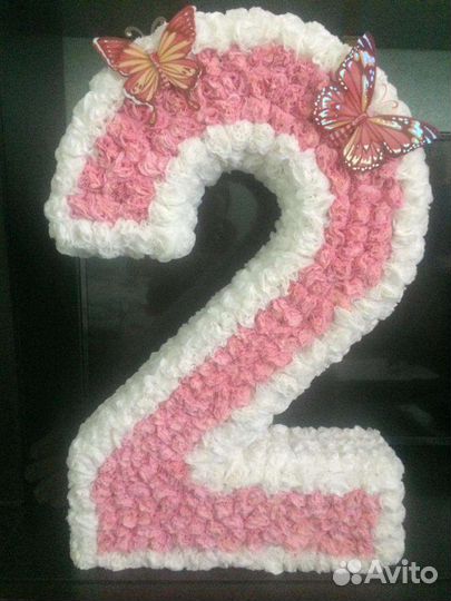 Цифра 2 на день рождения