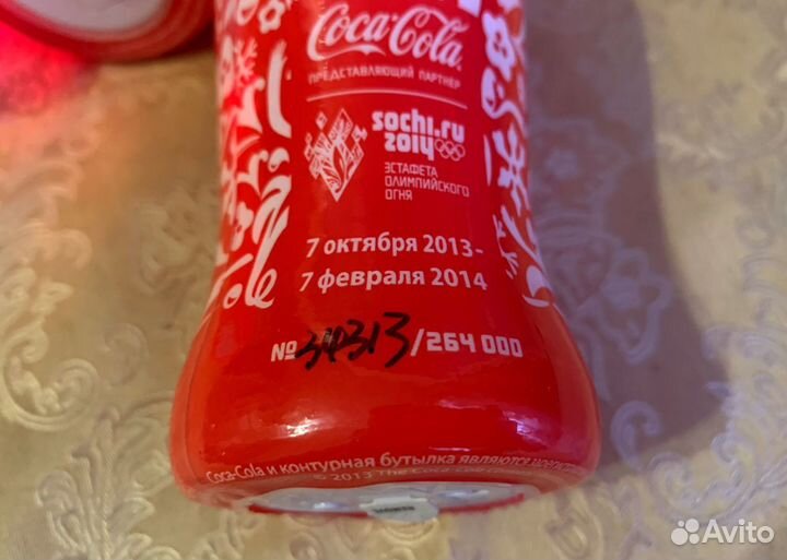 Бутылочка Кока-кола с подсветкой. Олимпиада Сочи